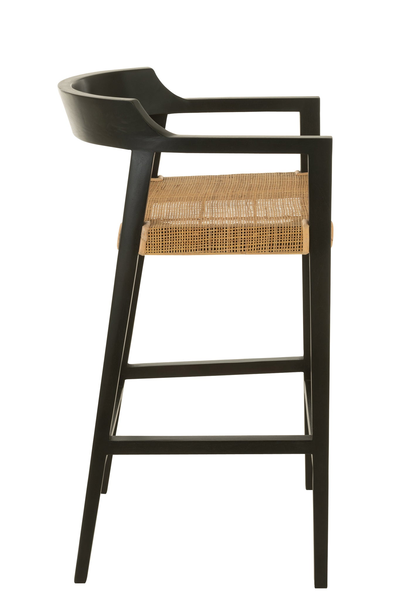 J-LINE BARKRUK EMMA TEAK ZWART/BRUIN