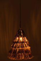 J-LINE HANGLAMP 5 LAYERS ZEEGRAS NATUREL