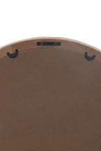 J-LINE WANDSPIEGEL ROND ROTAN/GLAS NATUUR SMALL