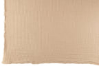 J-LINE PLAID TEDDY LINES STIKSEL KATOEN/POLYESTER BEIGE
