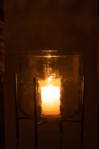 J-LINE HURRICANE OP STANDAARD – GLAS/ZIJDELINGSE STANDAARD TRANSPARANT GROOT