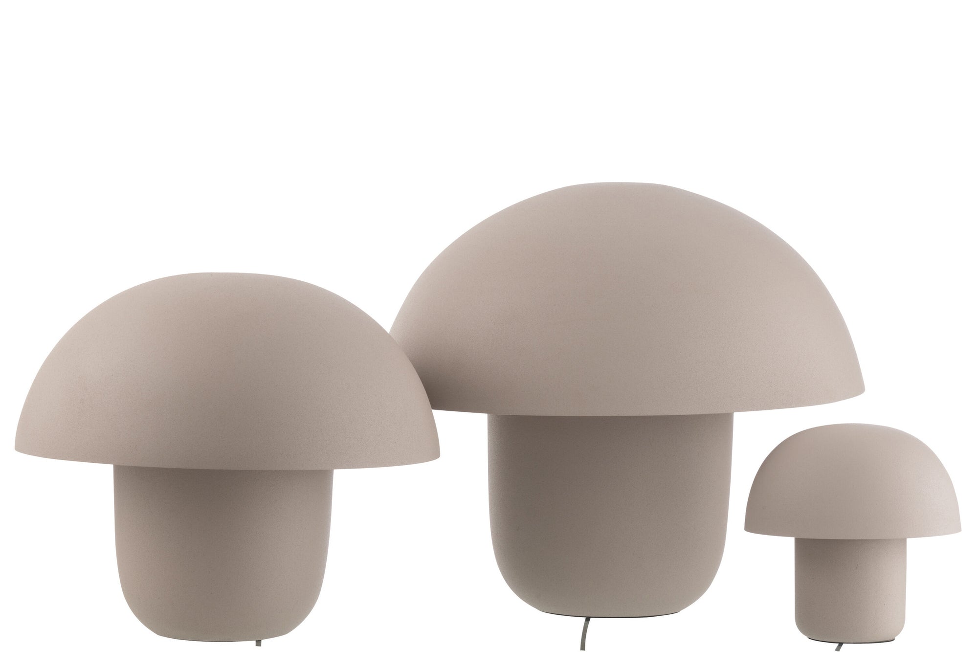 Tafellamp ijzer greige groot