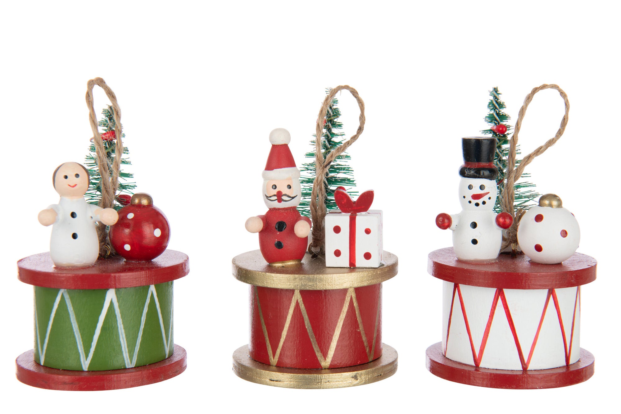 J-LINE BOOM + HANGERS + OPBERGING BERKENHOUT NATUURLIJK/KERST ROOD