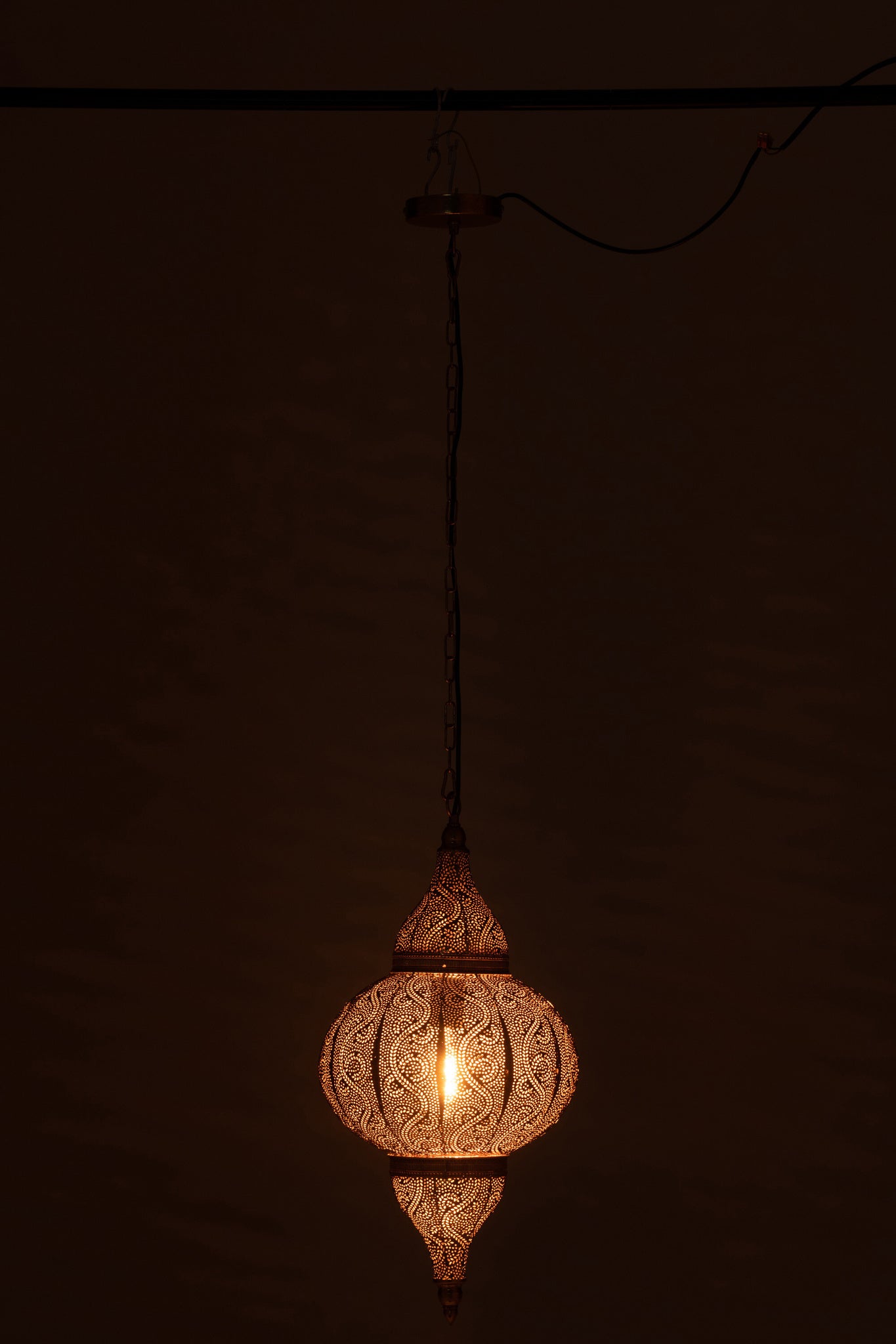 Hanglamp Bore Metaal Goud Klein