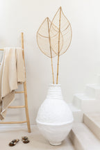 J-LINE POT LAXMI PAPER MACHE WHITE