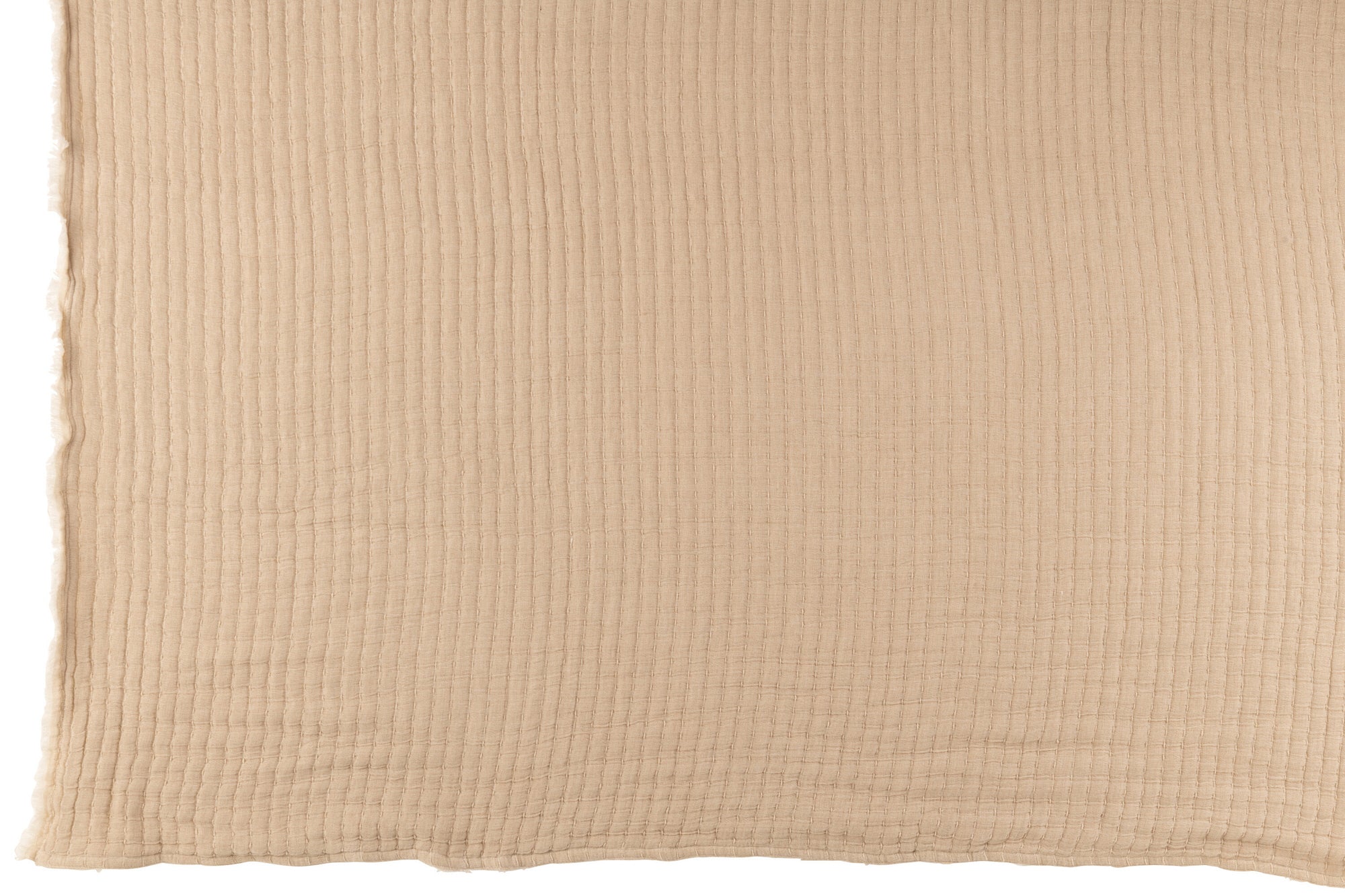 J-LINE PLAID TEDDY LINES STIKSEL KATOEN/POLYESTER BEIGE