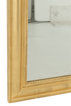 Wandspiegel Ema hout goudkleurig