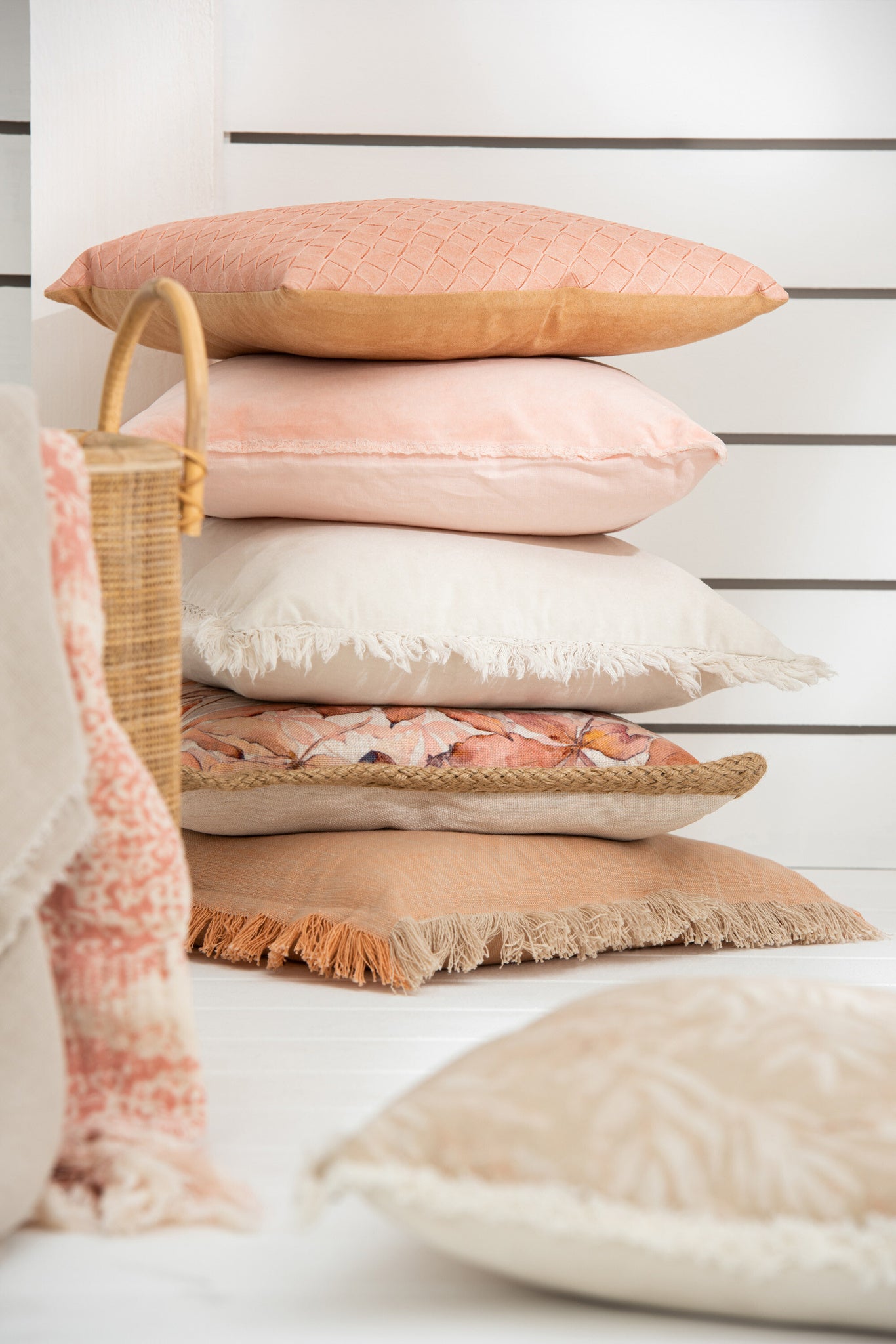 Kussen Tuin Polyester Beige/Groen