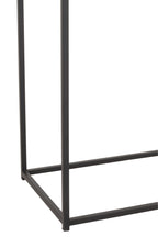 Console Zigzag Hout/Metaal Natuur/Zwart