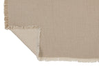 J-LINE PLAID FRINGES – KATOEN MUSLIN DONKERBEIGE