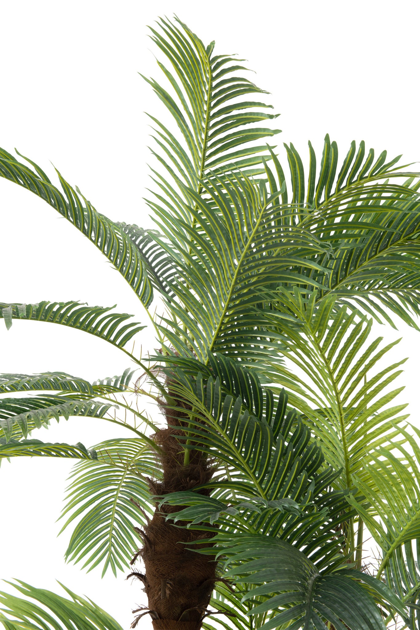 Palmboom 3 delen Real Touch In Pot Plastic Groen