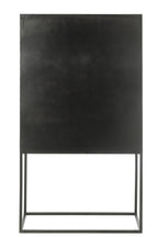J-LINE KAST SHANIL HOUT/IJZER ZWART