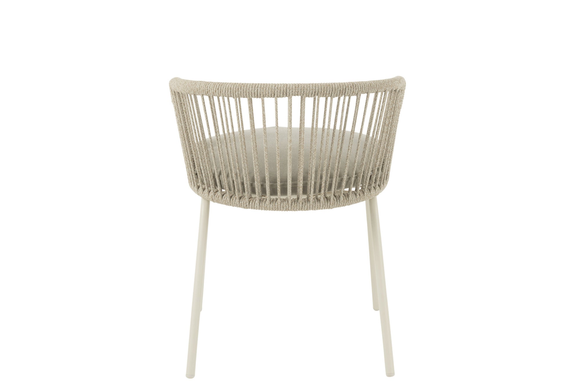 Stoel Toa staal/koord grijs