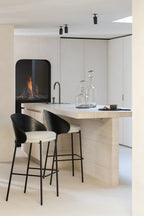 J-Line Bar Chair Lone Ply Wood/Metal Black/Grey