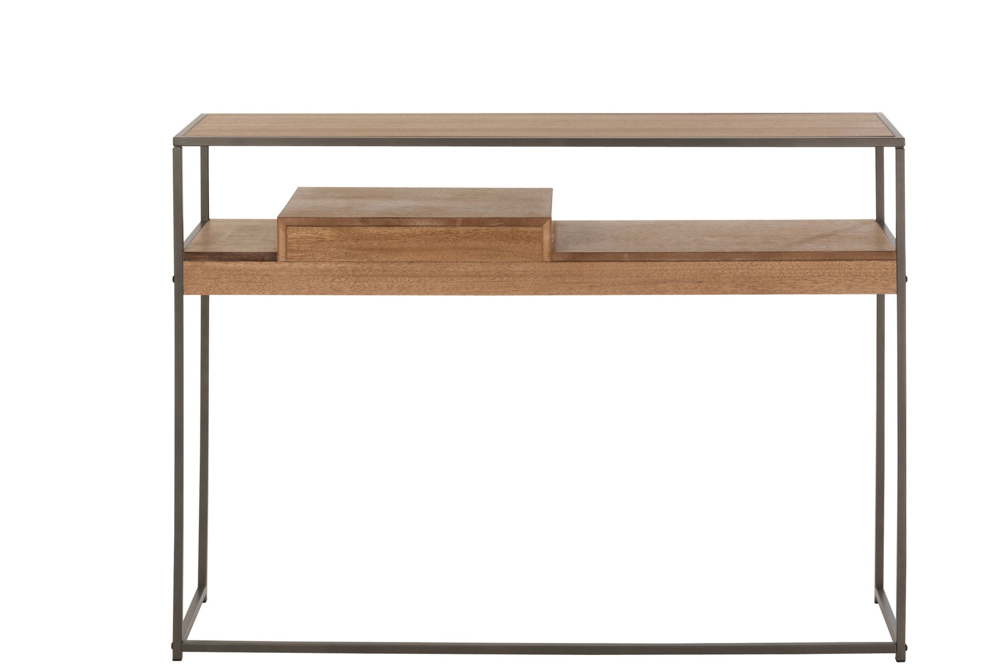 Console 1 lade Hout/Metaal Natuurlijk
