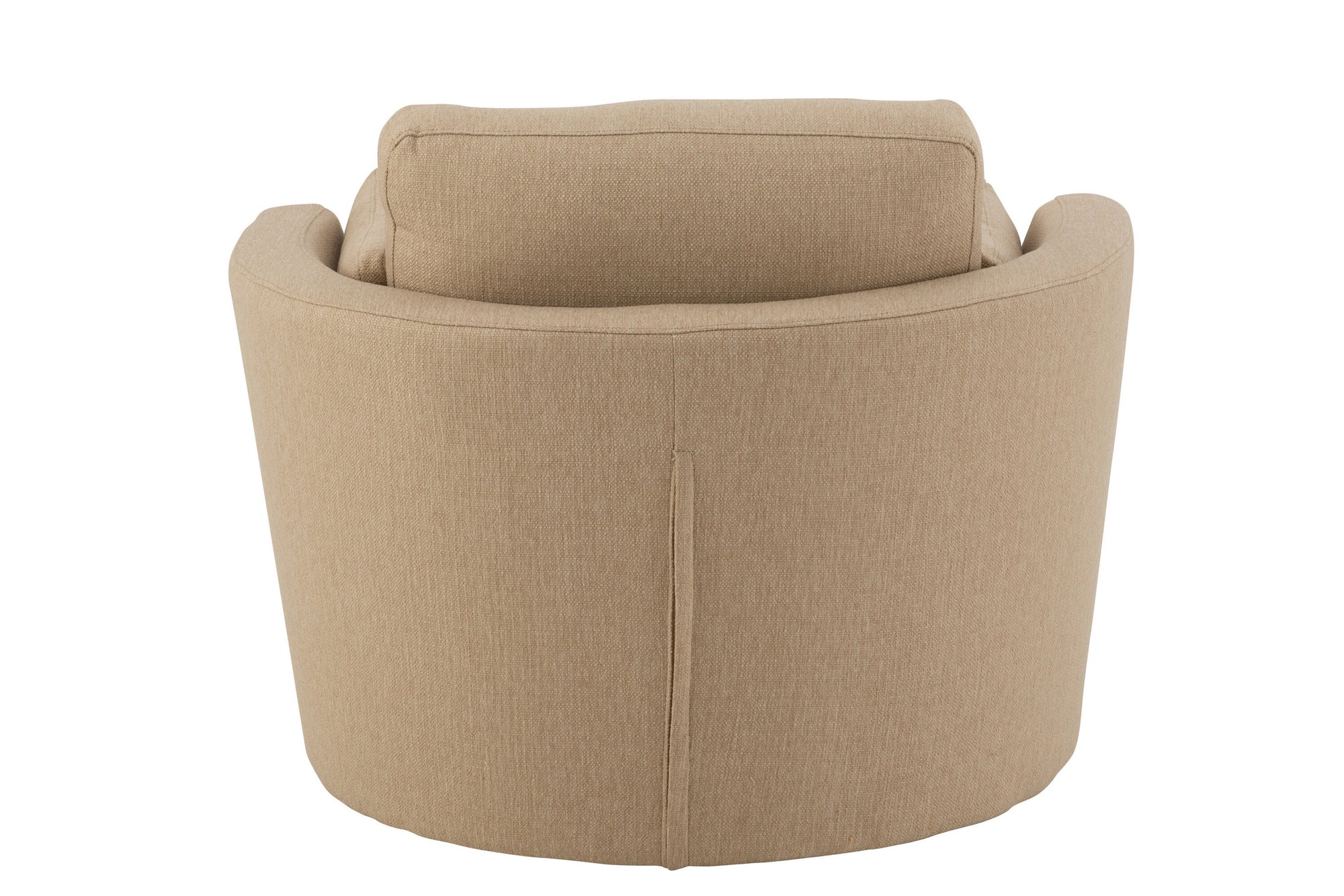 Draaistoel Hout/Textiel Beige