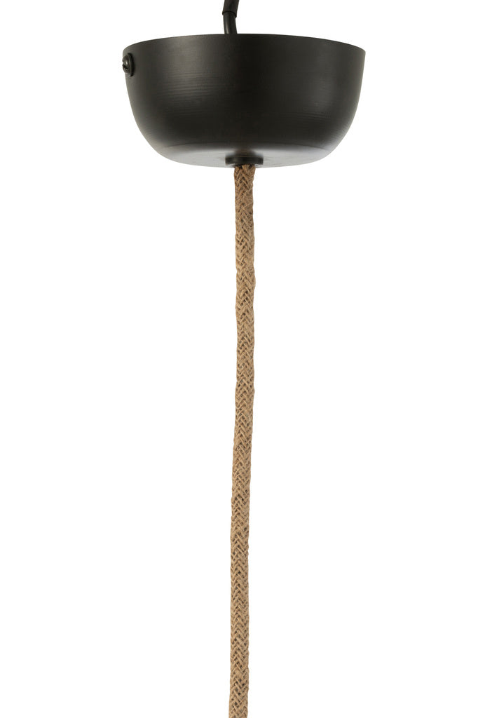 J-LINE HANGLAMP BALL BANANA LEAF NATUREL MEDIUM