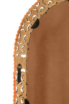 J-LINE SPIEGEL CARVED MUMBAI MANGO HOUT MIX