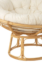 Bank Celine + Kussen Rattan Naturel