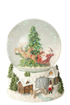 J-LINE WATER GLOBE KERSTMAN POLYRESIN MULTICOLOR