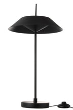 Zwart metalen LED-tafellamp