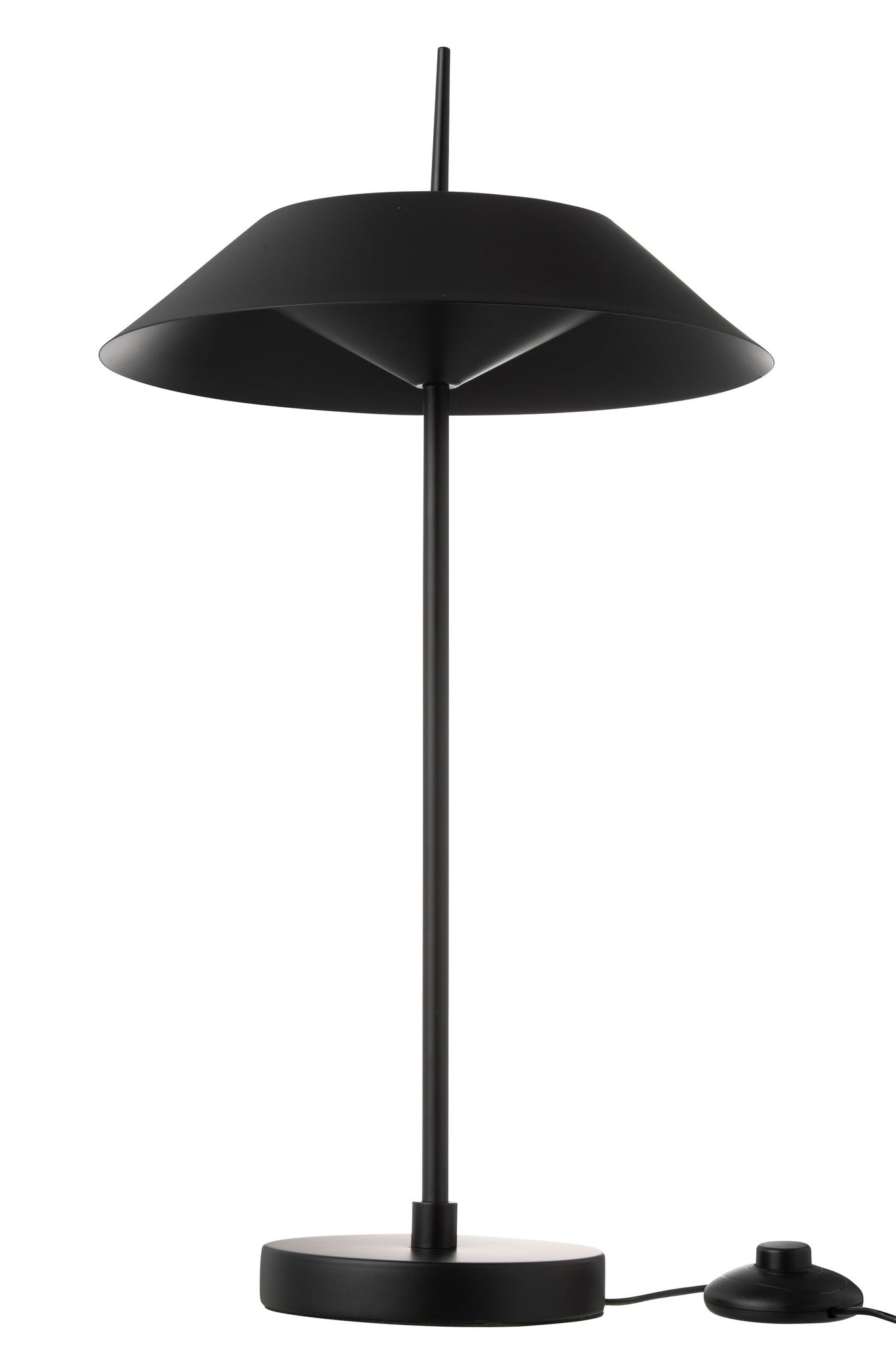 Zwart metalen LED-tafellamp