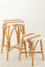 J-LINE KRUK ROTAN BEIGE/WIT GROOTeige/Wit Groot