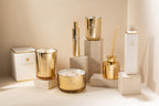 J-LINE SCENTED CANDLE EXCELLENT GOLDEN HONEY GOLD MEDIUM-80HOURS