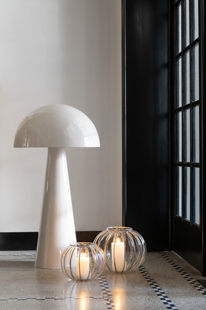 J-LINE HURRICANE STRIPES GLASS TRANSPARENT SMALL