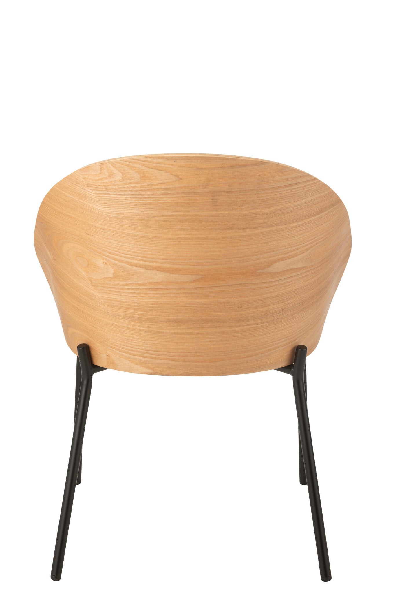 Stoel Lone Ply hout/metaal naturel/beige