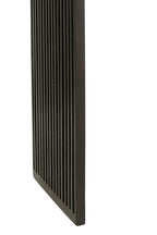 Set van 2 consoles met plank van gerecycled teakhout in het zwart.