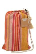 J-LINE HANGMAT STREPEN – KATOEN/POLYESTER ORANJE/MIX