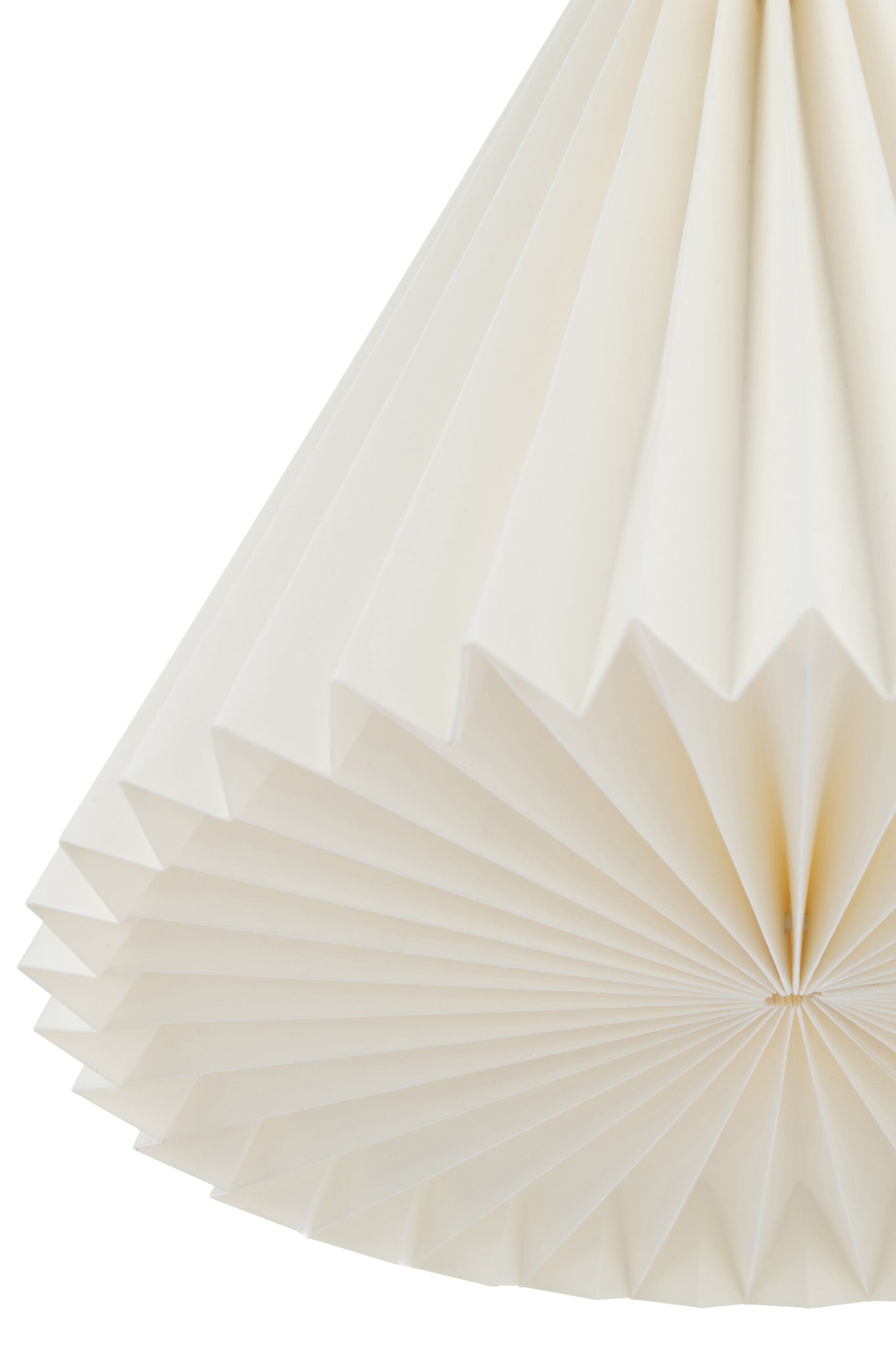 Witte papieren lamp