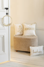 Kussenboom Textiel Wit/Goud