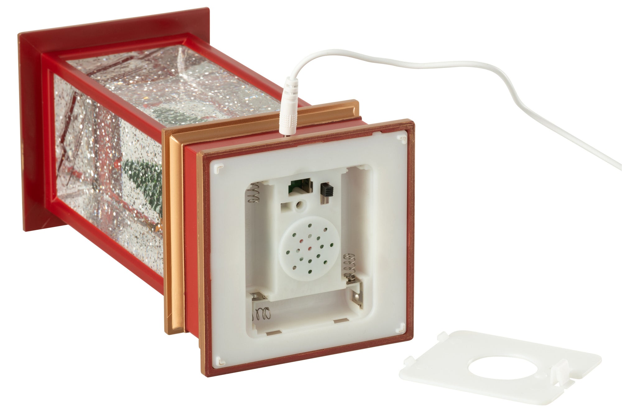  J-LINE LANTAARN KERSTMAN PLASTIC MULTICOLOR