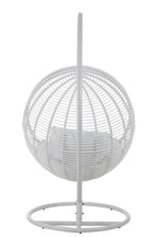 J-LINE HANGSTOEL ROND STAAL WIT
