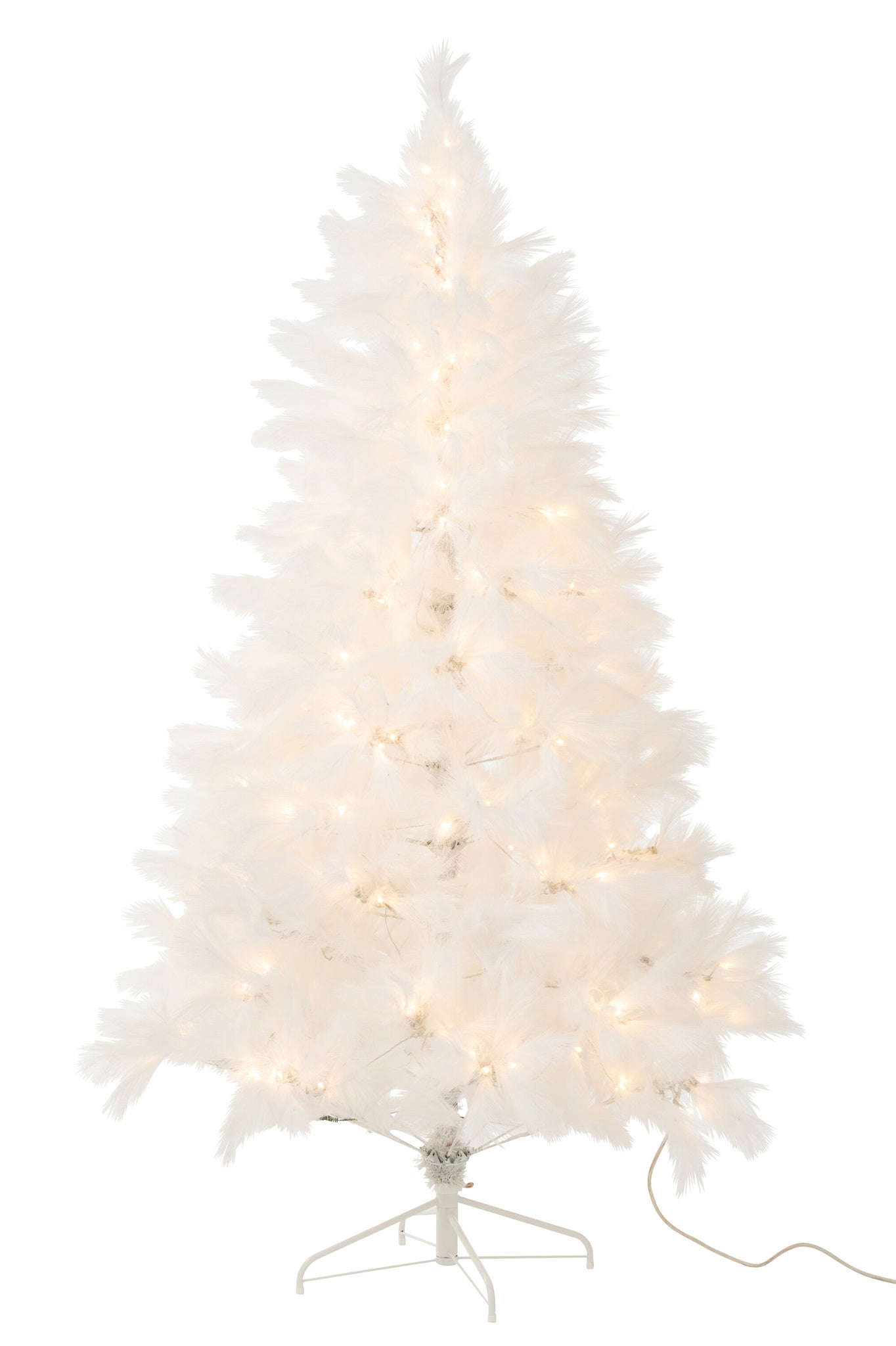 J-LINE KERSTBOOM 400 LED PAMPA METAAL WIT