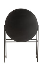 J-LINE BARKAST SHANIL GERECYCLEERD HOUT/MDF ZWART