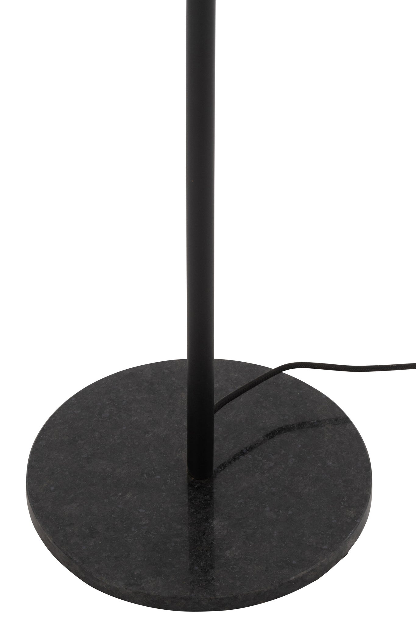 Vloerlamp Metaal/Marmer Zwart