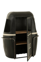 Bar Kast Kabel Auto Ijzer/Mangohout Zwart/Wit