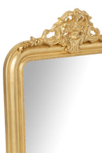 Wandspiegel Ema hout goudkleurig