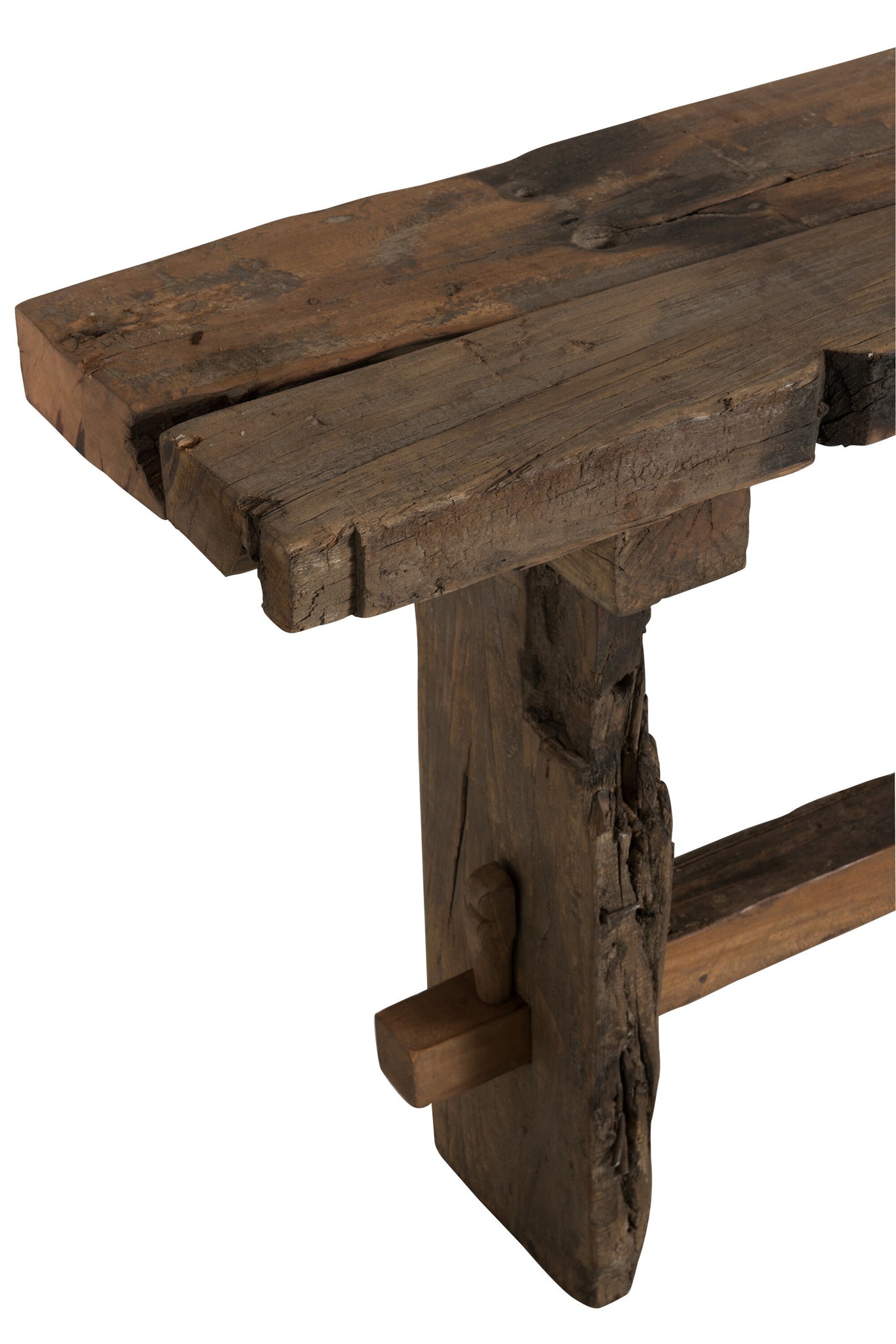 Console Ruw Gerecycled Hout Bruin