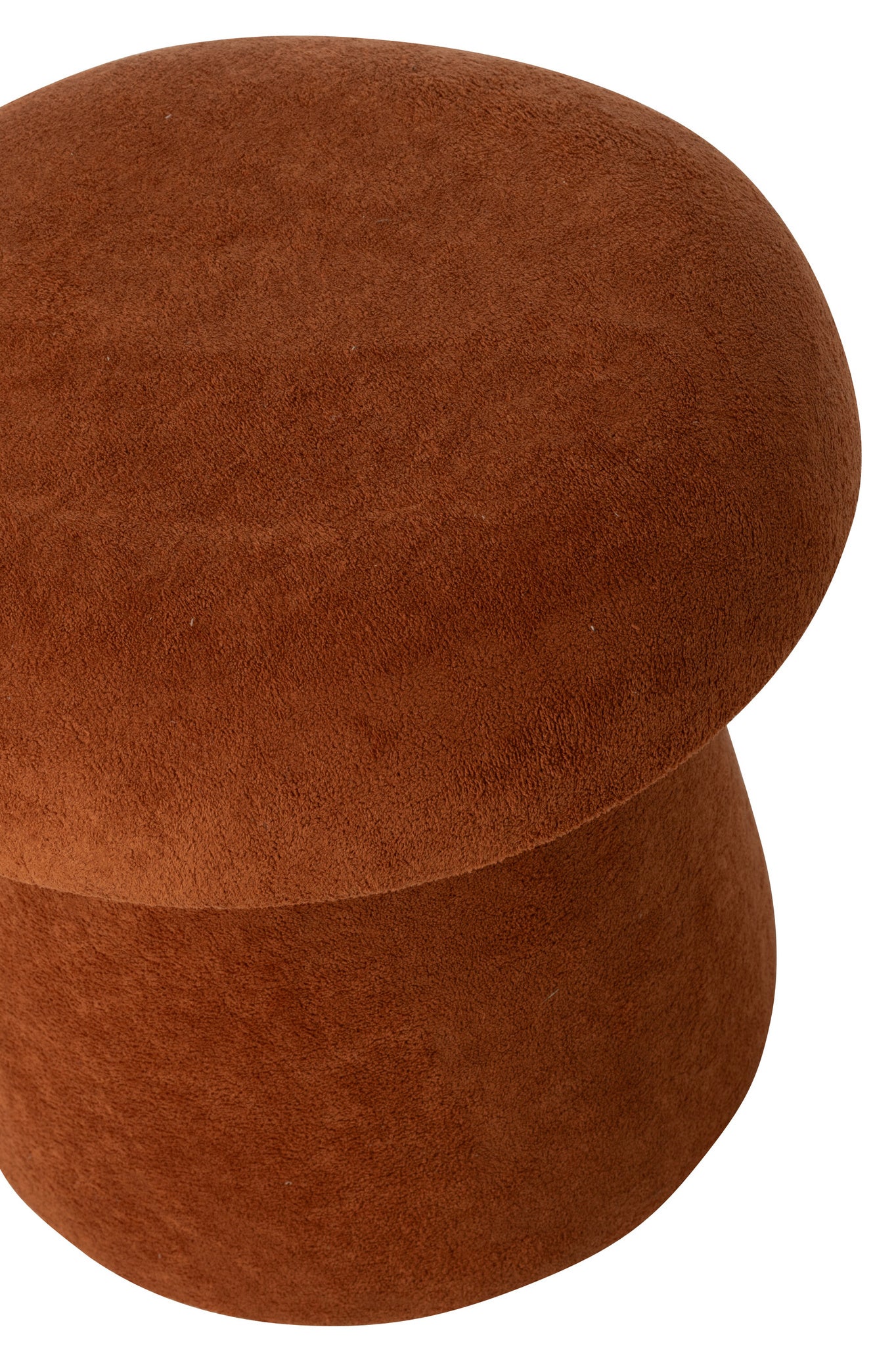 Paddenstoelkruk MDF terracotta klein