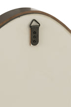J-LINE HANGENDE SPIEGEL ABSTRACT MDF/DONKERBRUIN KLEIN