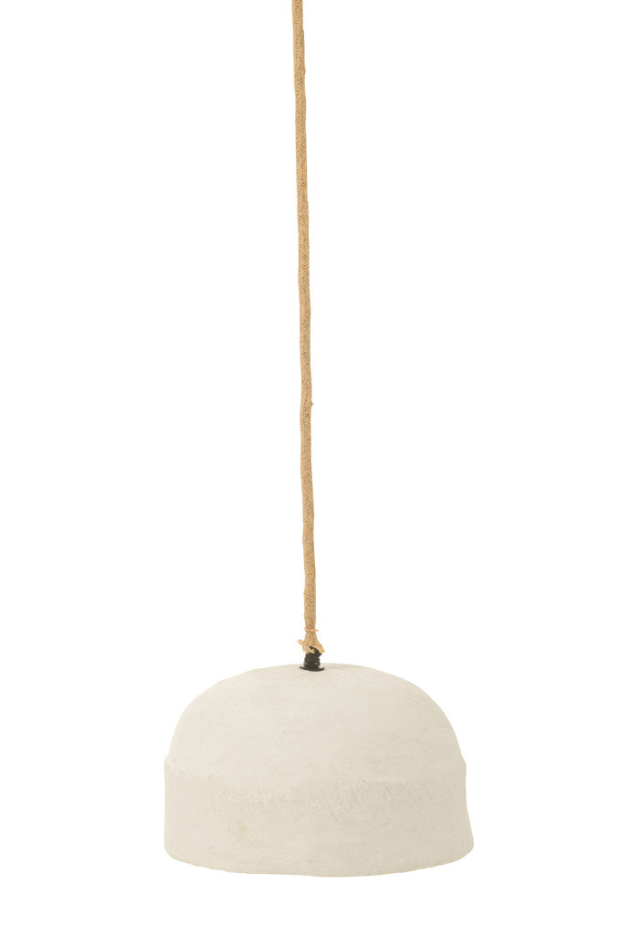 HanJ-LINE HANGLAMP CUP PAPIER-MÂCHÉ WIT LARGEging Lamp Cup Paper Mache White Large