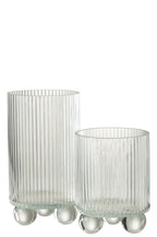 J-LINE HURRICANE CLARA – GLAS TRANSPARANT GROOT