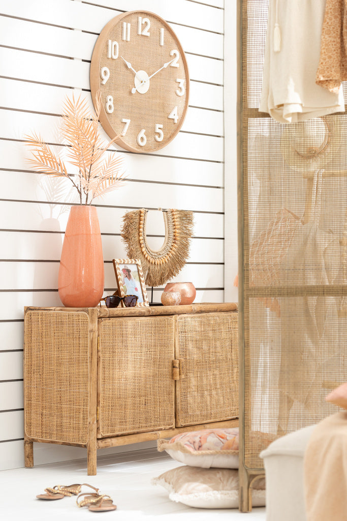 J-Line Necklace+Stand Dora Shells/Seagrass Beige Small