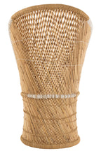 Stoelleuning bamboe naturel/wit voor volwassenen