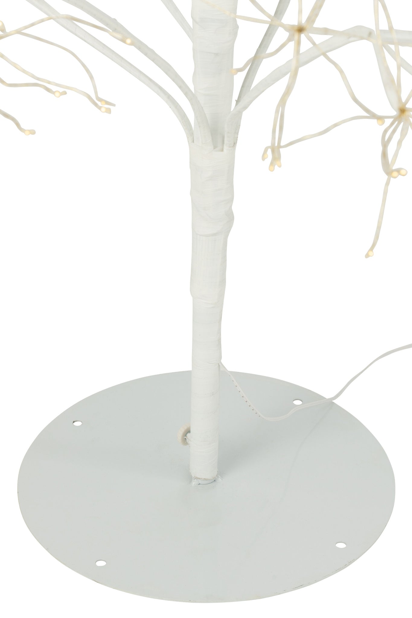 J-LINE BOOM 3000 LED METAAL WIT GROOT