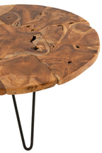 Salontafel Samuel Rond Teakhout Bruin